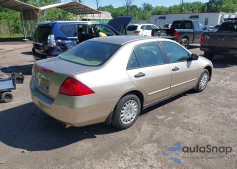 2007 Honda Accord 2.4 Vp from USA, damaged, VIN 1HGCM56107A032287